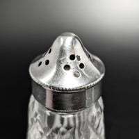 Waterford Crystal Tall Salt & Pepper Shakers, Old Hallmark