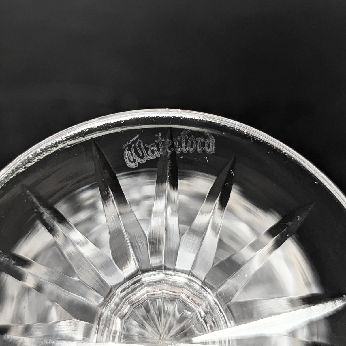 Waterford Crystal Tall Salt & Pepper Shakers, Old Hallmark