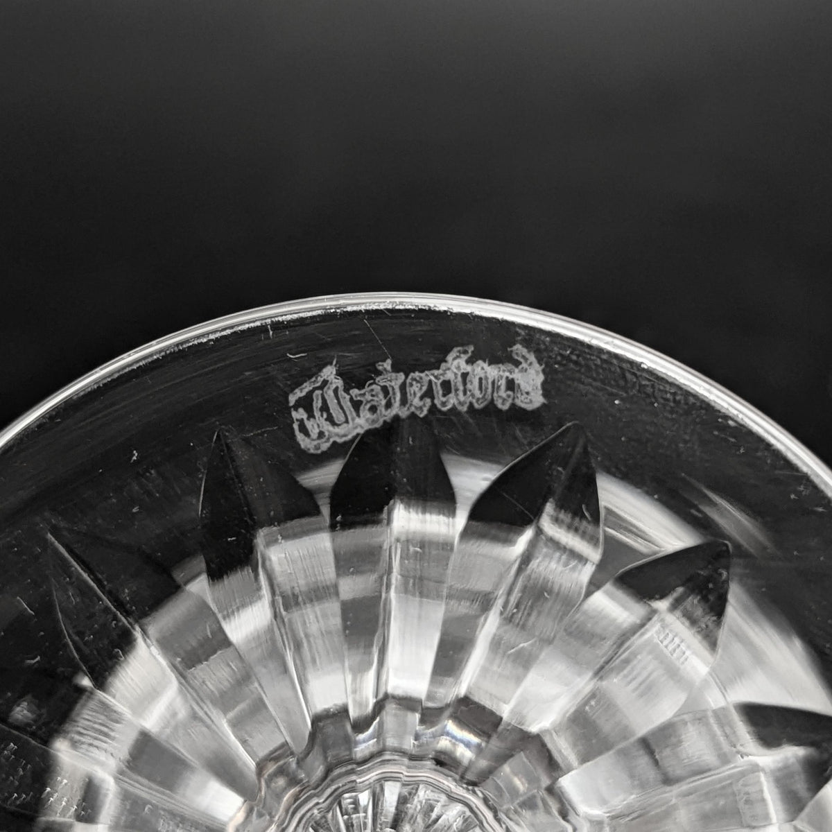 Waterford Crystal Tall Salt & Pepper Shakers, Old Hallmark