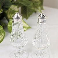 Waterford Crystal Tall Salt & Pepper Shakers, Old Hallmark