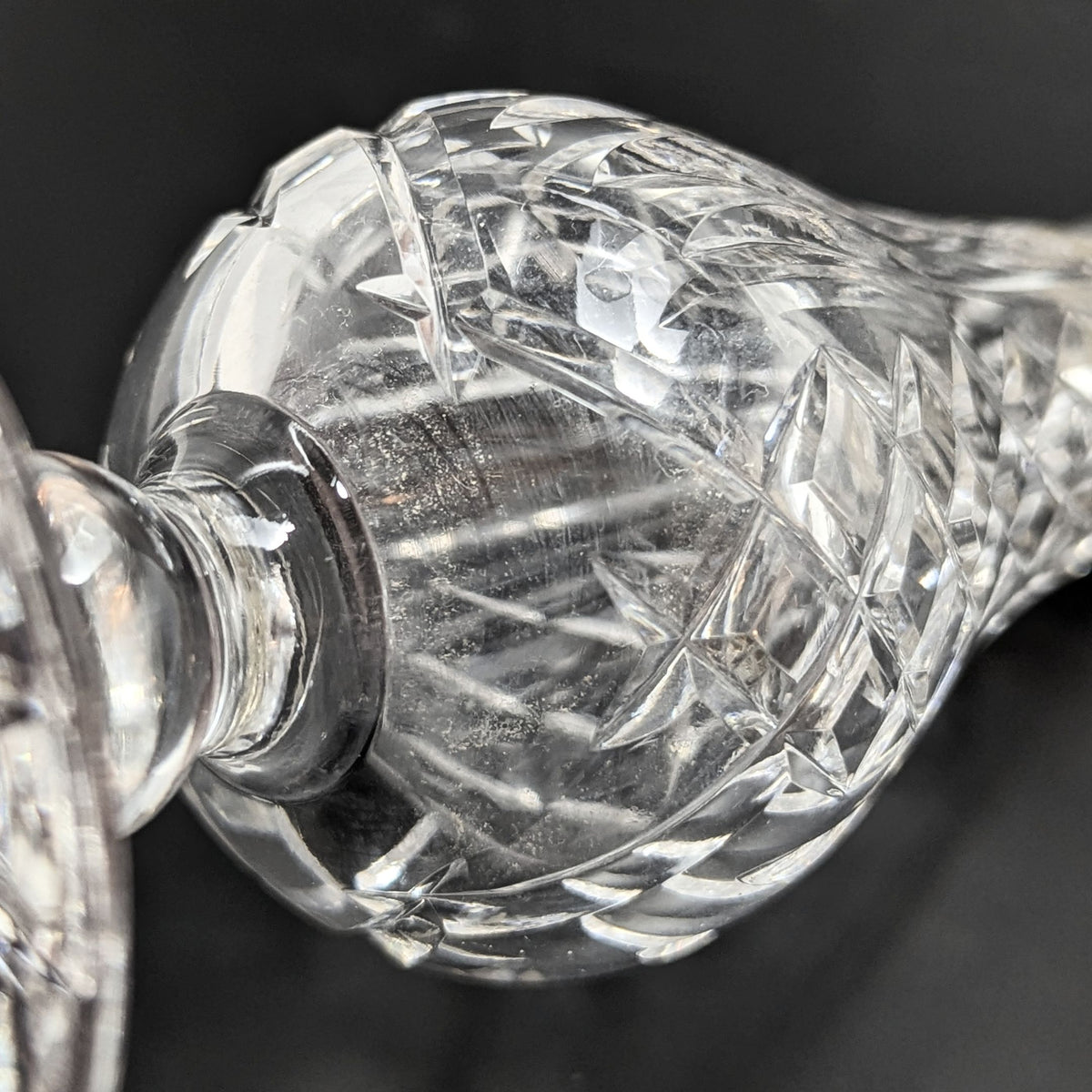 Waterford Crystal Tall Salt & Pepper Shakers, Old Hallmark