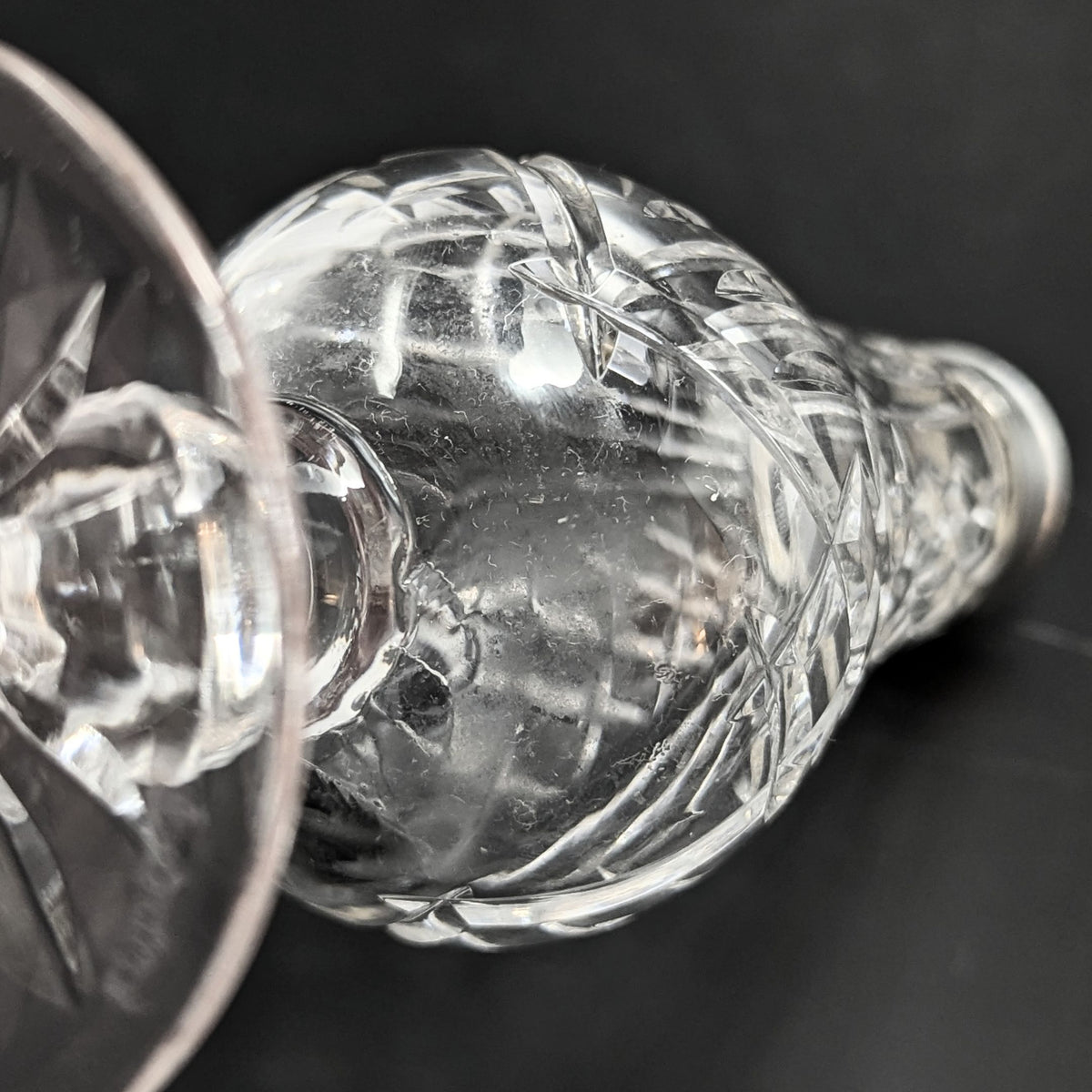 Waterford Crystal Tall Salt & Pepper Shakers, Old Hallmark