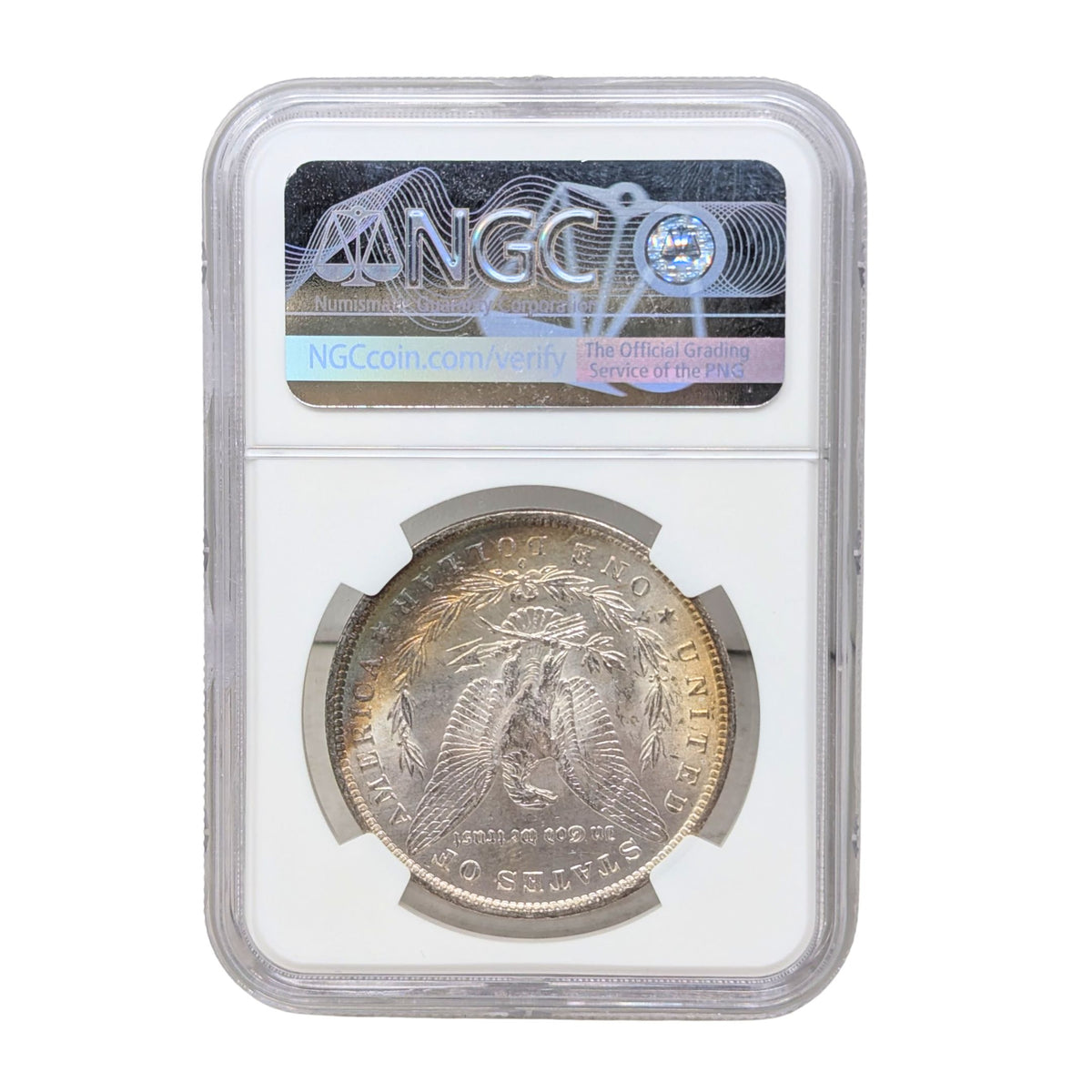 1883-O NGC MS64* Toned Morgan Dollar