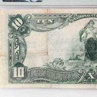 1902 $10 Annville PA National Bank Note Plain Back