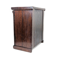 Antique Walnut Salesman Sample Sidelock Chest of Drawers
