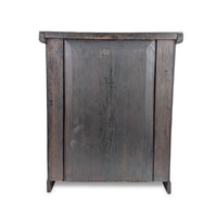 Antique Walnut Salesman Sample Sidelock Chest of Drawers
