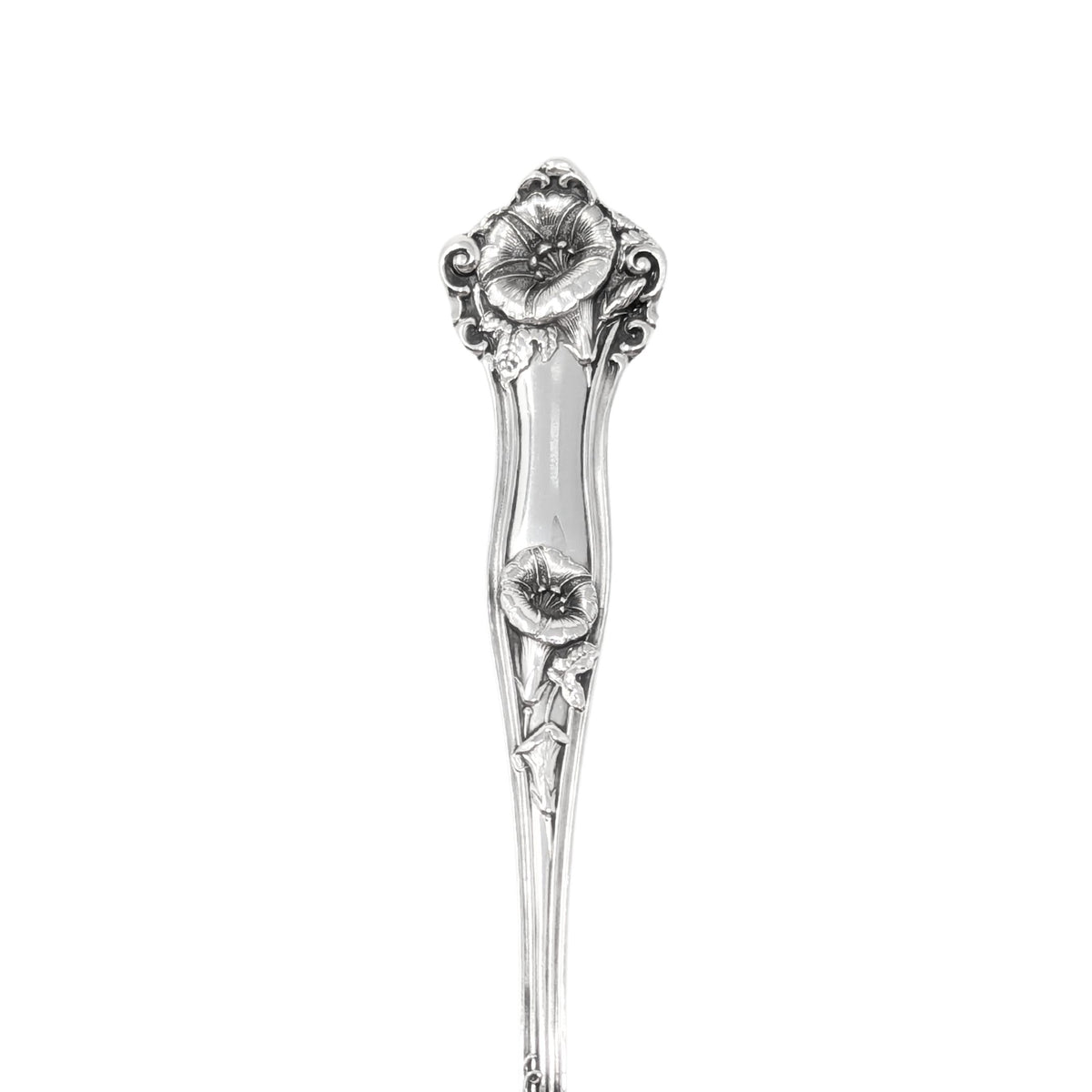 Alvin Morning Glory Sterling 5 1/4" Five O’Clock Teaspoons (6)