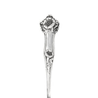 Alvin Morning Glory Sterling 5 1/4" Five O’Clock Teaspoons (6)