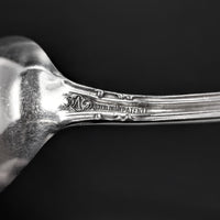 Alvin Morning Glory Sterling 5 1/4" Five O’Clock Teaspoons (6)