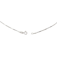 13K White Gold 1.0tcw Diamond Cluster Sliding Pendant Necklace, 18"