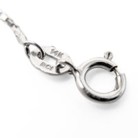 13K White Gold 1.0tcw Diamond Cluster Sliding Pendant Necklace, 18"
