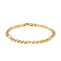 Fa-Cadoro 14K Gold 7” Figaro Link Bracelet