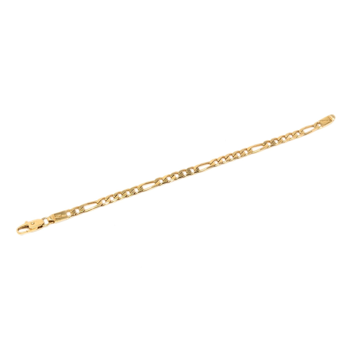 Fa-Cadoro 14K Gold 7” Figaro Link Bracelet