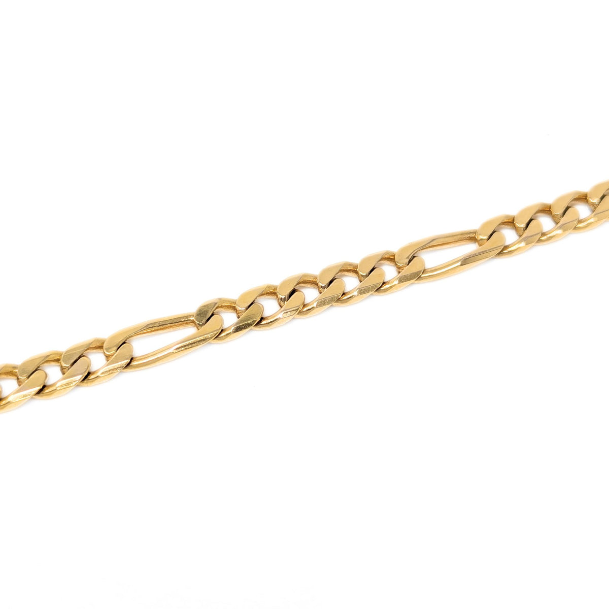 Fa-Cadoro 14K Gold 7” Figaro Link Bracelet