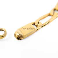 Fa-Cadoro 14K Gold 7” Figaro Link Bracelet