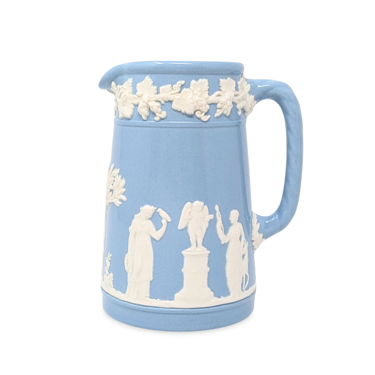 Wedgwood Queensware Cream Color on Lavender 16oz Trojan Pitcher