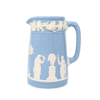 Wedgwood Queensware Cream Color on Lavender 16oz Trojan Pitcher