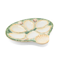 Vietri Italian Seashell Oyster Plate