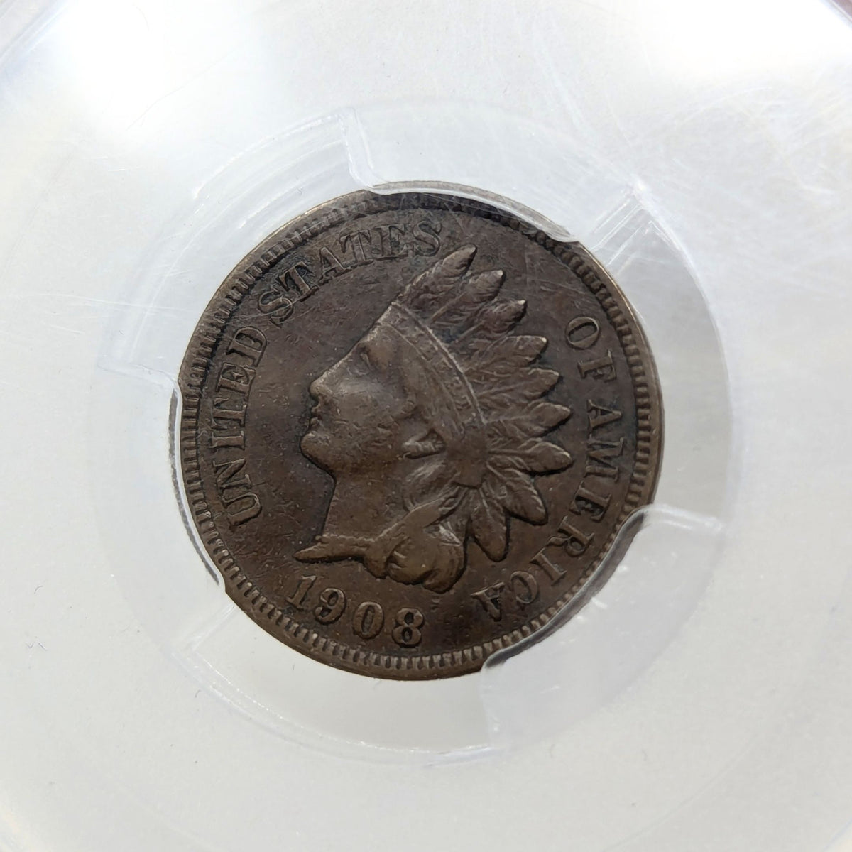 1908-S PCGS VF35 Indian Head Cent