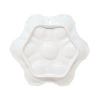 Antique 19th c. French Porcelain Oyster Plate