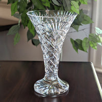 Waterford Crystal "Glendon" Flower Vase, 10"