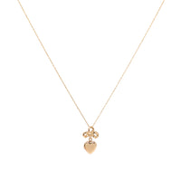BA Ballou & Co 14K Gold Heart Locket 16” Necklace