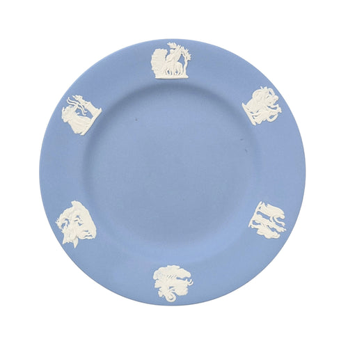 Wedgwood Jasperware Light Blue Dessert Plates (9)