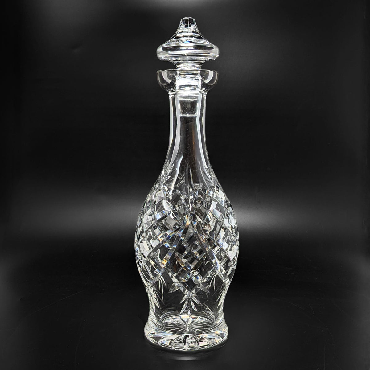 Waterford "Avoca" Crystal Wine Decanter & Stopper, 13"