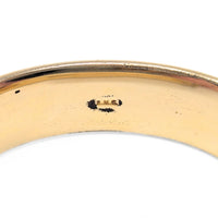 R.M. Co. Edwardian Gold Filled 18mm Repousse Hinged Bangle Bracelet
