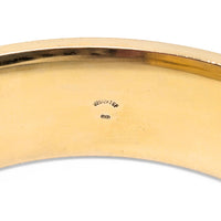 Binder Brothers 1920’s 12K Gold Filled 19mm Hinged Bangle Bracelet