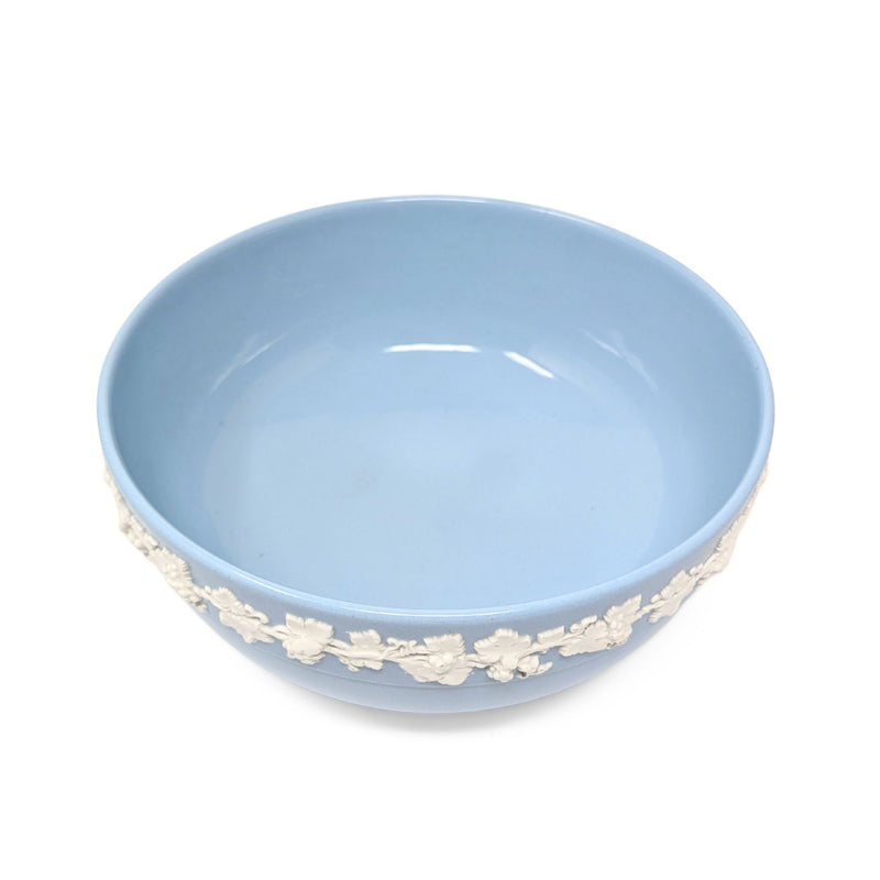 Wedgwood Queensware Cream Color on Lavender 9" Salad Bowl, Smooth Edge