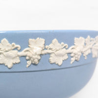 Wedgwood Queensware Cream Color on Lavender 9" Salad Bowl, Smooth Edge