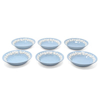 Wedgwood Queensware Cream Color on Lavender Berry/Dessert Bowls (6)