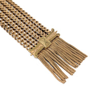 Victorian Gold Filled 30mm Buckle Slide Mesh Adjustable Bracelet