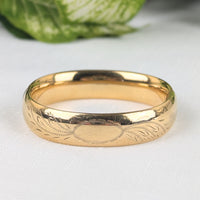 Bojar 1920’s 12K Gold Filled Cartouche 15mm Hinged Bangle Bracelet