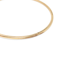B.A. Ballou Vintage 2.2mm 12K Gold Filled “G” Charm Bangle Bracelet