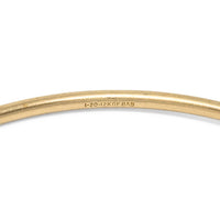 B.A. Ballou Vintage 2.2mm 12K Gold Filled “G” Charm Bangle Bracelet