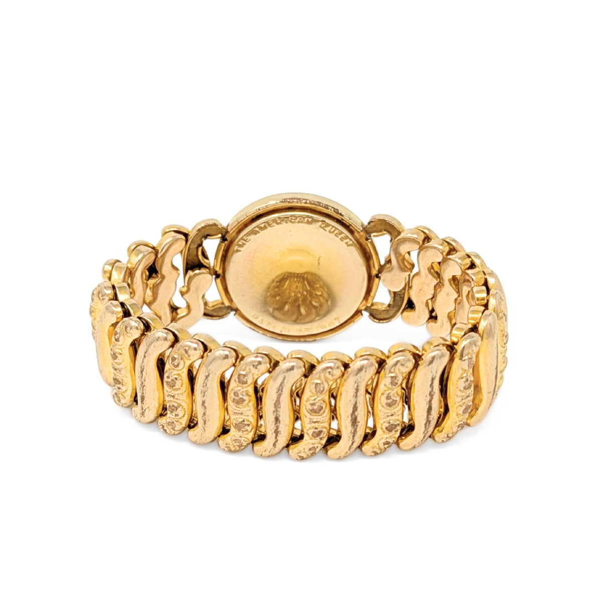 Pitman & Keeler Edwardian “American Queen” Gold Filled Sweetheart Bracelet