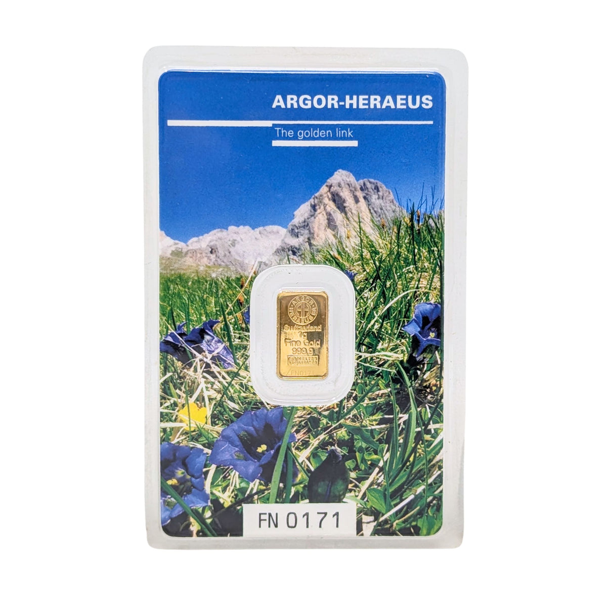 Argor-Heraeus 1g .9999 Gold Following Nature L.E. Summer 2019