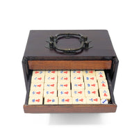 Antique Chinese Mahjong Set (144+ Pieces)