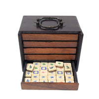 Antique Chinese Mahjong Set (144+ Pieces)
