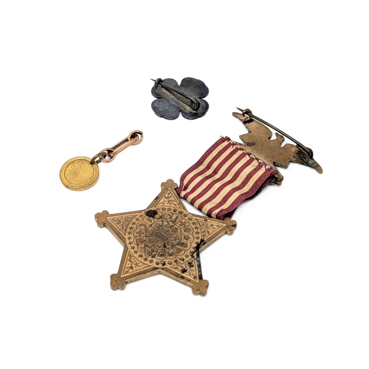 Civil War Union Soldier 55th PA Regiment Medals & Memorabilia