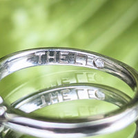 Leo Schachter 14K White Gold/Platinum 1.0ct Natural Diamond Solitaire Ring