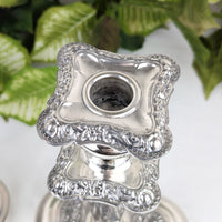 Birmingham Silver Co. 1930’s Silverplate Baroque Candlesticks, 11"