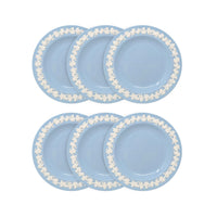 Wedgwood Queensware Cream Color on Lavender 6 1/8" Bread & Butter Plates (6)
