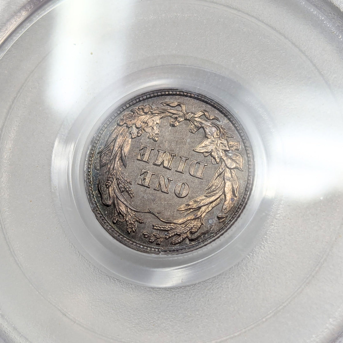 1907 PCGS PR65 Barber Dime - Green Label