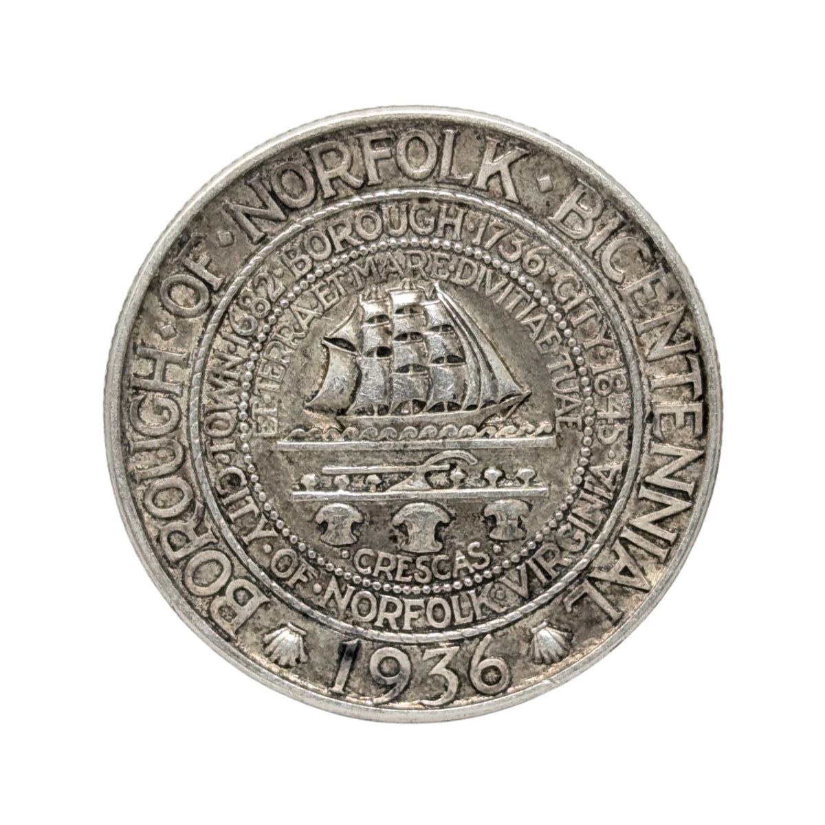 1936 Norfolk Commemorative Half Dollar