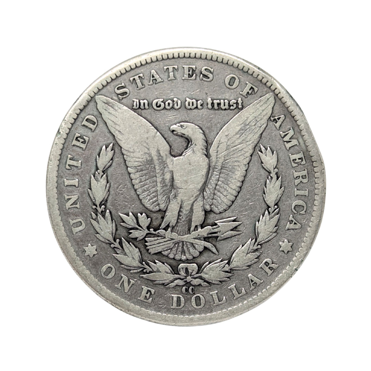 1890-CC Morgan Silver Dollar
