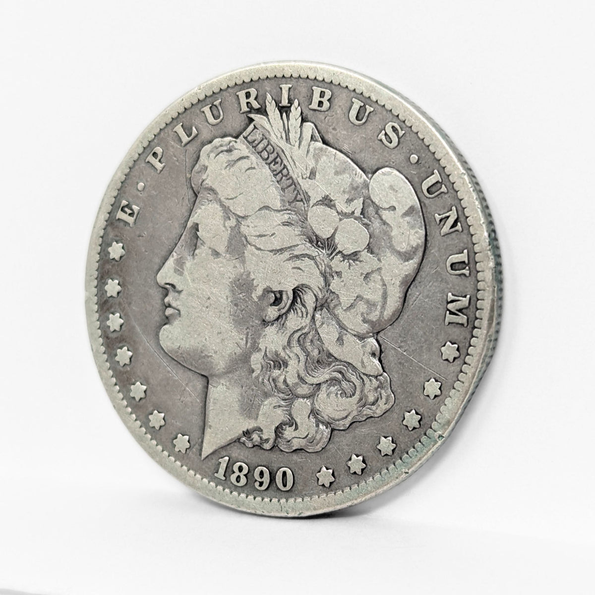 1890-CC Morgan Silver Dollar