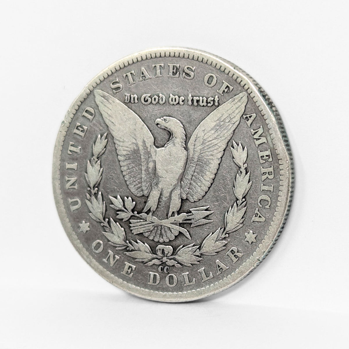 1890-CC Morgan Silver Dollar